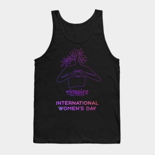 Count Her Inspire Inclusion Women's International Day 2024 Tank Top